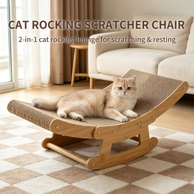 Cat Rocking Scratcher Chair