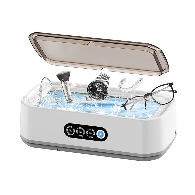 49KHz Household Ultrasonic Cleaner, Portable Cleaning Machine For Eyeglasses, Jewelry, Dentures
