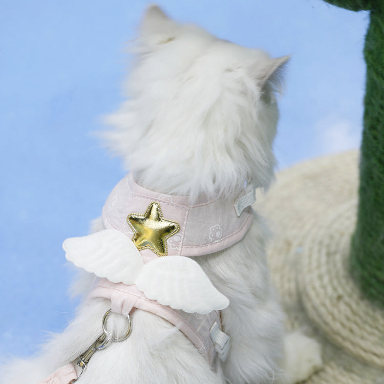Angel-Wing Cat Harness & Leash
