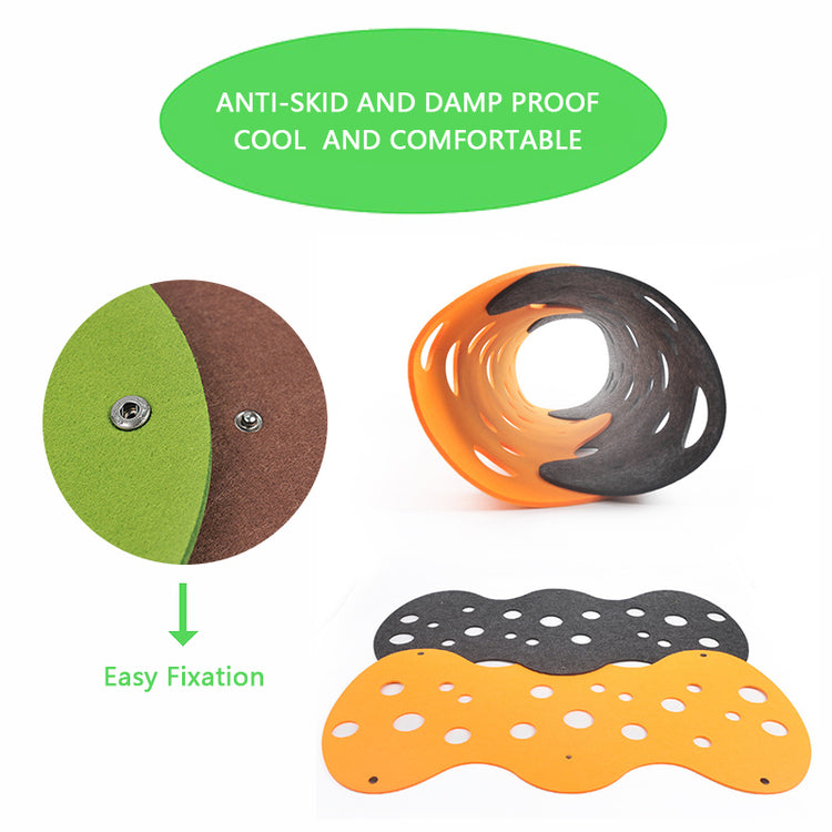 Felt Cat Play Tunnel with Pompom