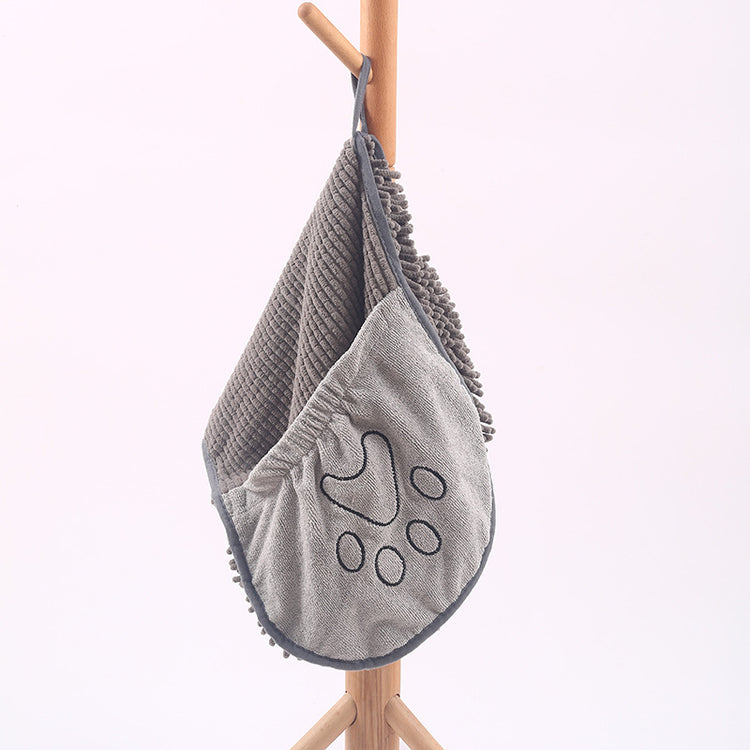 Chenille Pet Bath Towel