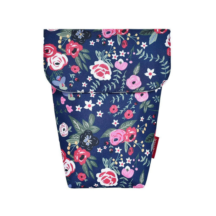 Floral diaper storage pouch