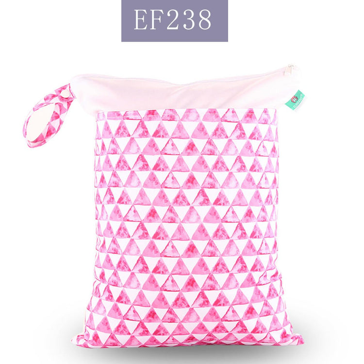 Double-zipper diaper bag