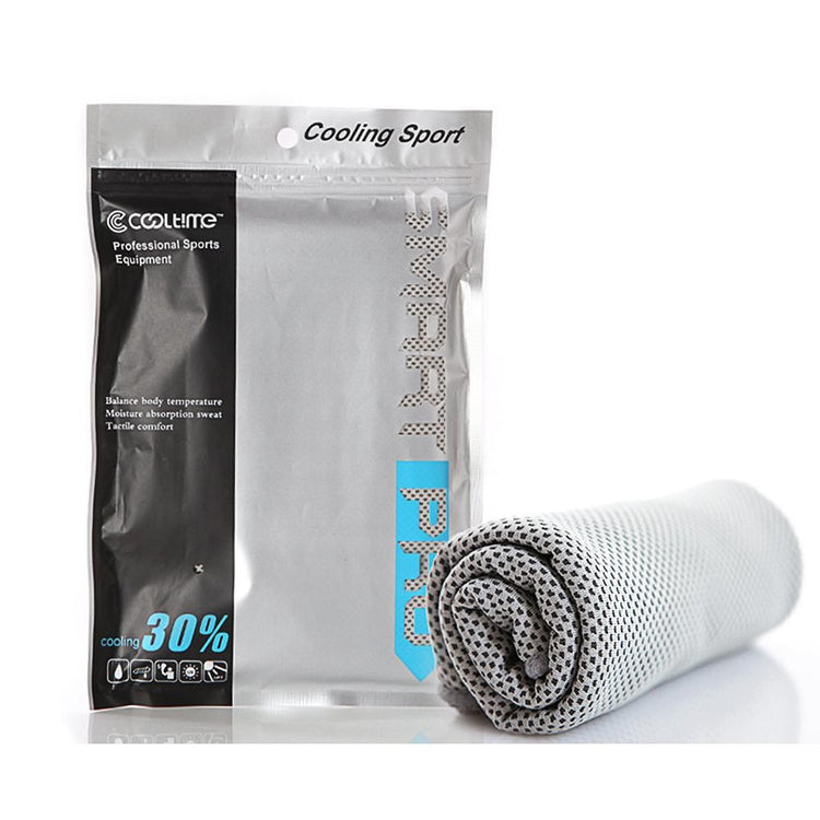 Grey sports towel