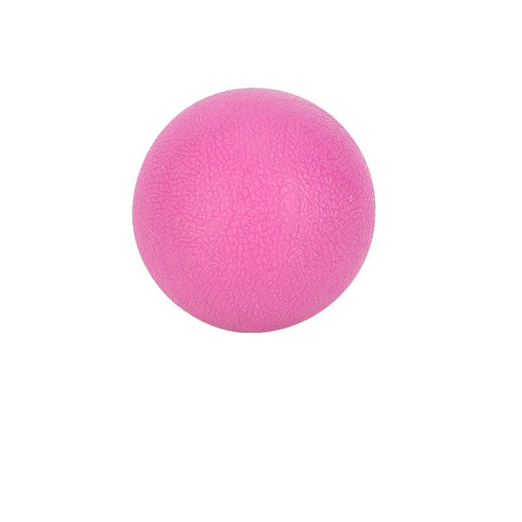 Pink manual massage ball