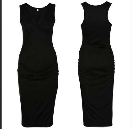 Sleeveless Maternity Dress