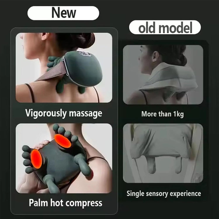Neck Shoulder Massager With Heat Neck Massagers Deep Tissue 4D Kneading 3 Speed