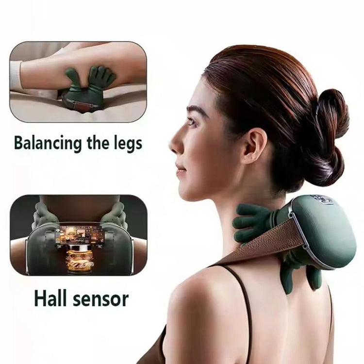 Neck Shoulder Massager With Heat Neck Massagers Deep Tissue 4D Kneading 3 Speed