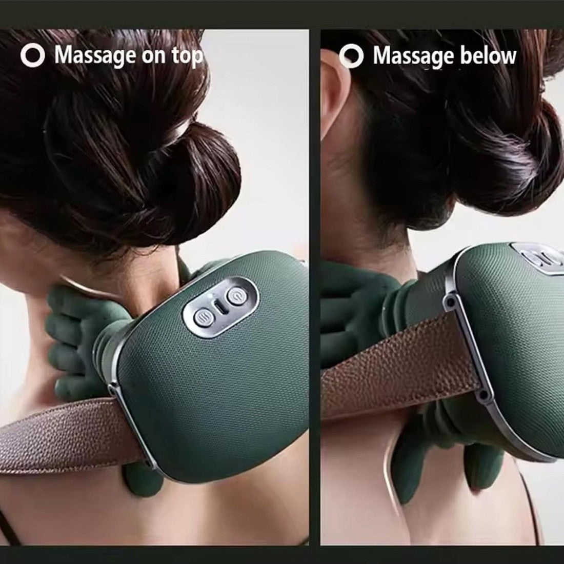Neck Shoulder Massager With Heat Neck Massagers Deep Tissue 4D Kneading 3 Speed