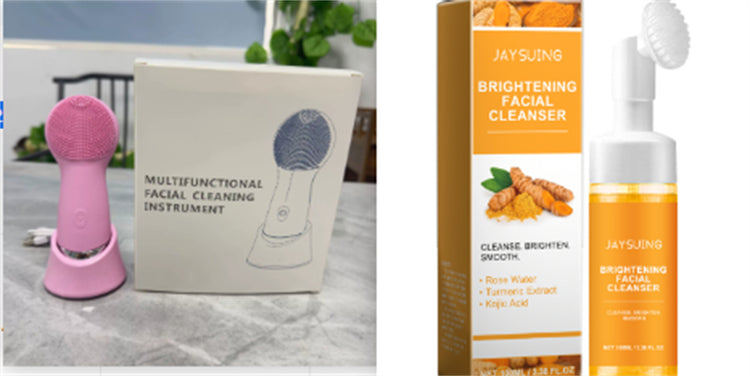 Electric Silicone Facial Cleansing Brush