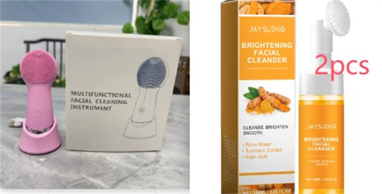 Electric Silicone Facial Cleansing Brush