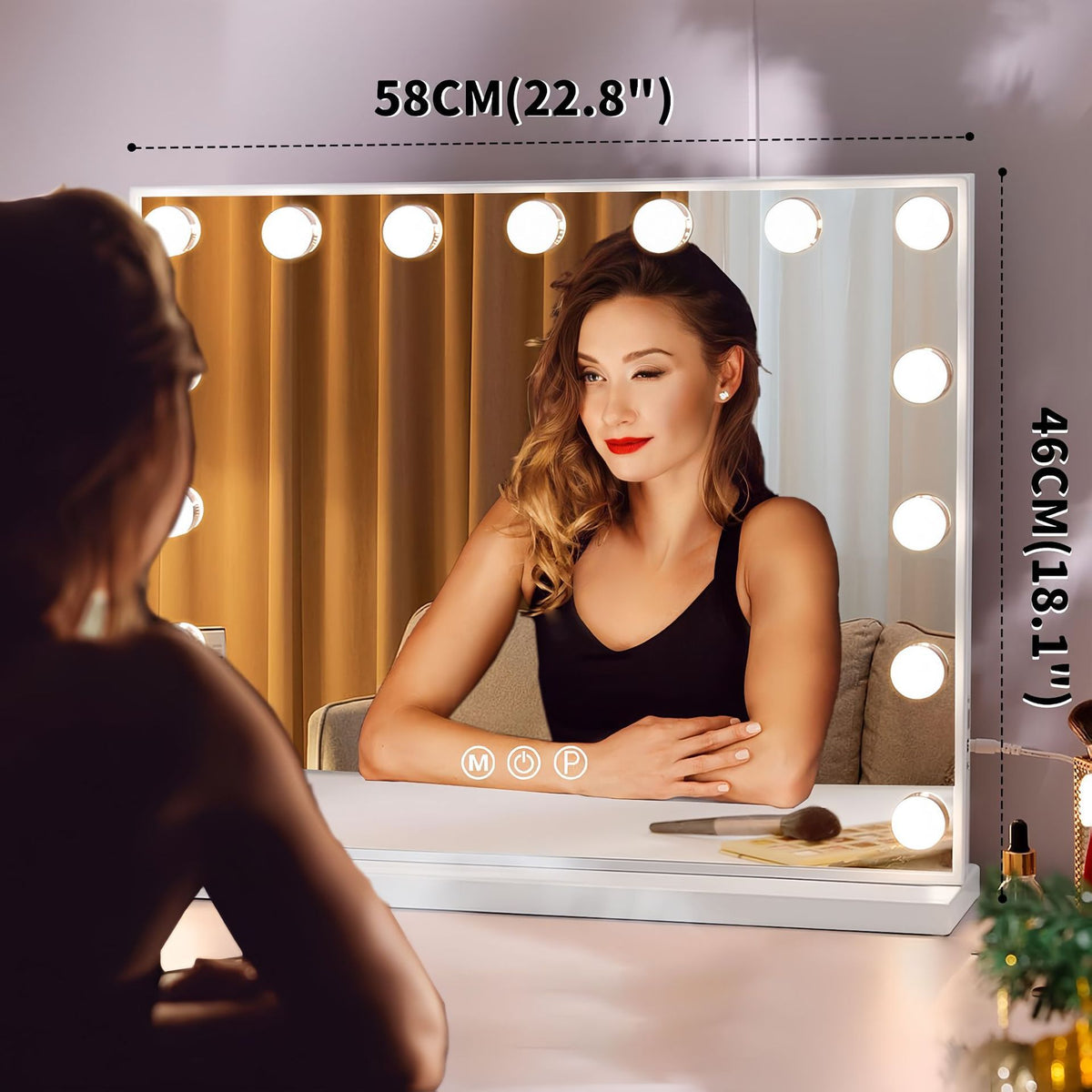 Lighted Vanity Makeup Mirror